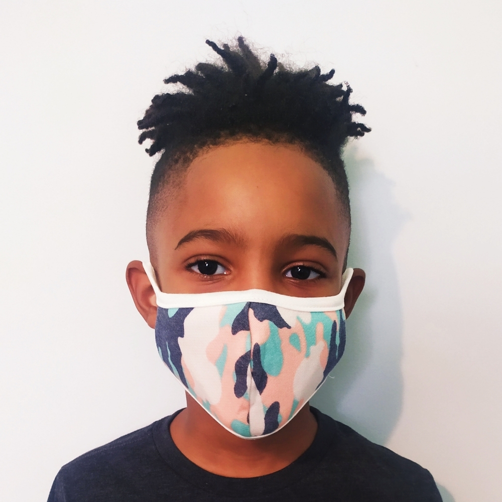 Camo Kids Face Mask